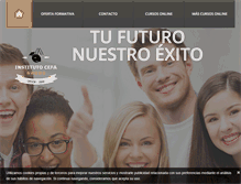 Tablet Screenshot of cefaformacion.com